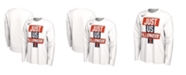 Nike Men's White Illinois Fighting Illini 2021 Postseason Basketball JUST US Bench Legend Long Sleeve T-shirt